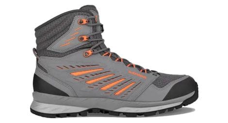 lowa trek evo gtx mid wanderschuh grau orange von Lowa