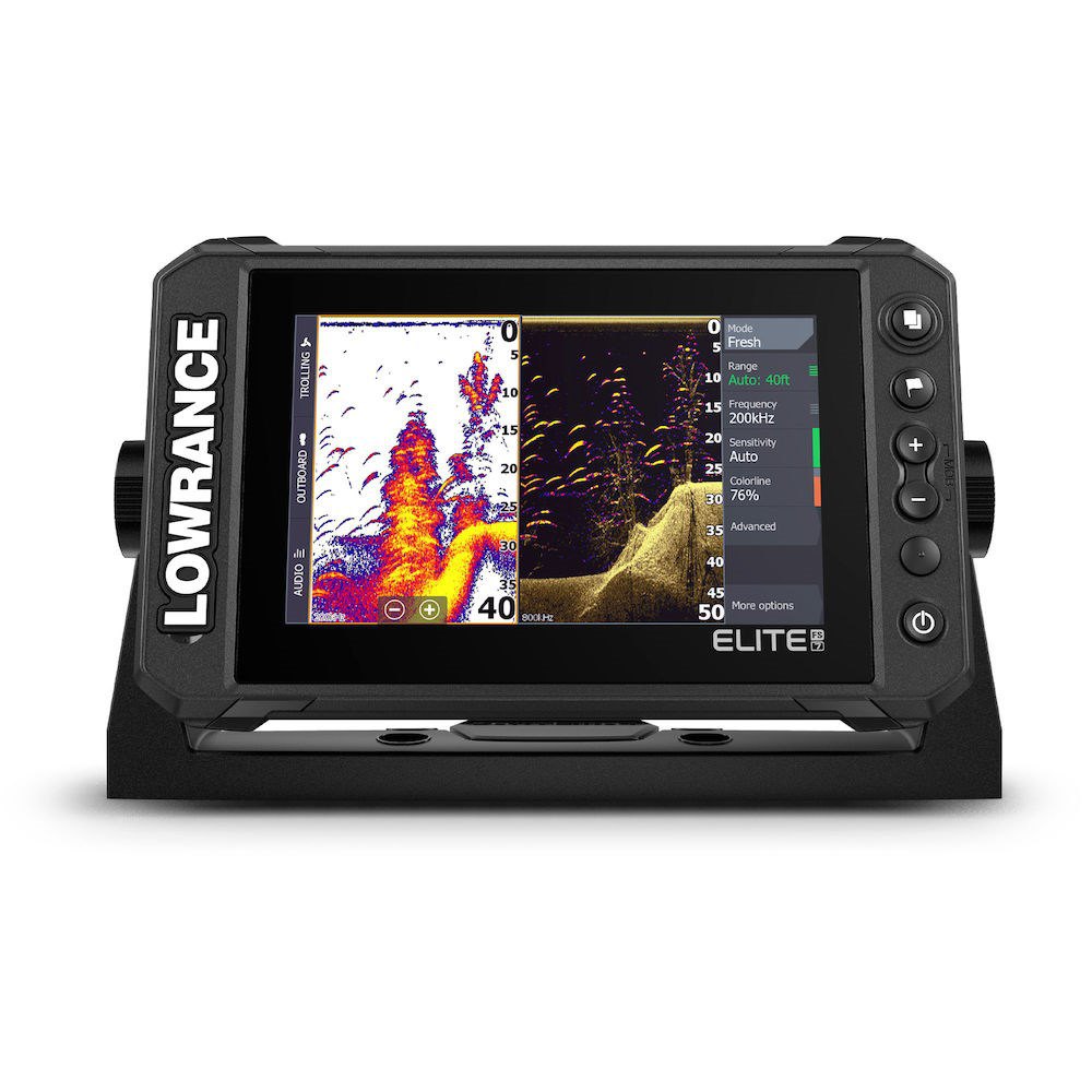 Lowrance Elite Fs 7 Active Imaging 3 In 1 With Transducer And World Base Map Schwarz von Lowrance