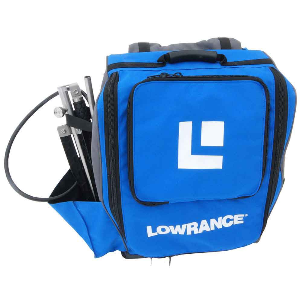 Lowrance Explorer Backpack & Ice Transducer Pole Blau von Lowrance