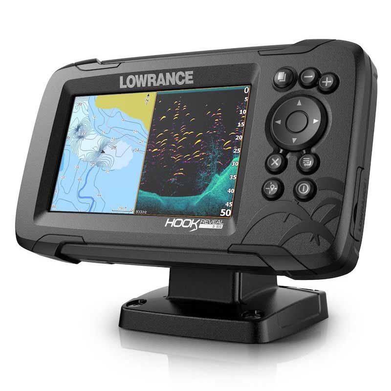 Lowrance Hook Reveal 5 83/200 Hdi Row With Transducer And World Base Map Schwarz von Lowrance