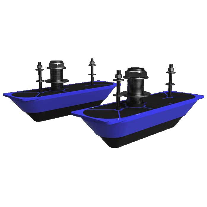 Lowrance Structurescan 3d Thru Hull Dual Blau von Lowrance