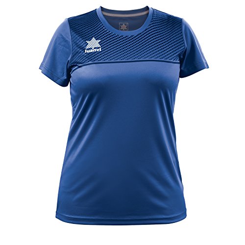 Luanvi Apolo SRA T-Shirt für Mädchen, Mädchen, Unterhemd, 11361_0600XXS, blau, XXS von Luanvi