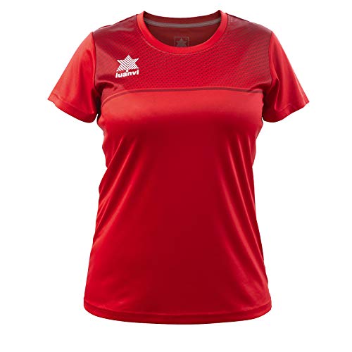 Luanvi Apolo SRA Sport-T-Shirt, Damen, Rot, XXS von Luanvi