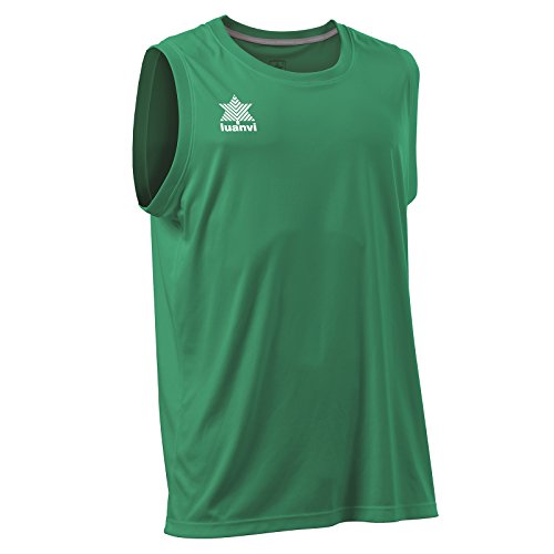 Luanvi - Pol | Basket Ärmelloses Shirt Herren und Damen - Sport Shirt Tank Top Farbe Grün von Luanvi