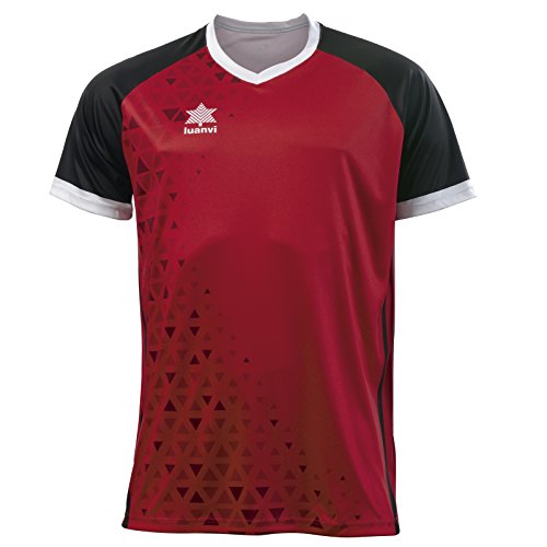 Luanvi Cardiff Shirt, Herren XL Rot und schwarz von Luanvi