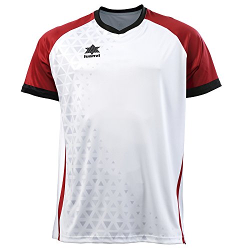 Luanvi Cardiff T-Shirt, Herren, weiß und rot, XL von Luanvi
