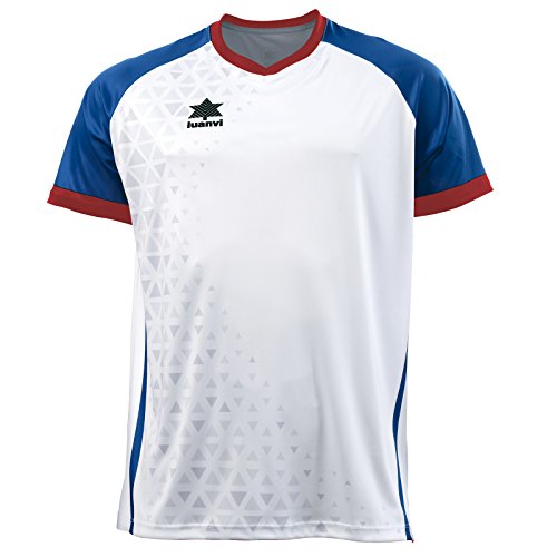 Luanvi Cardiff Shirt, Herren XXL Weiß/Blau von Luanvi