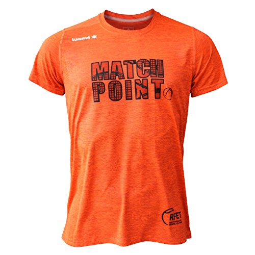 Luanvi Herren Edición Limitada Match Point Technisches T-Shirt, orange, M (50-68cm) von Luanvi