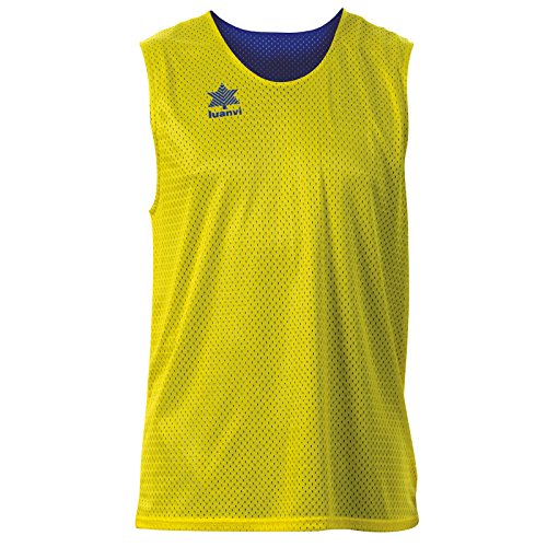 Luanvi Herren Triple Reversible Sport-T-Shirt, Gelb/Blau, XXXL von Luanvi