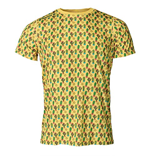 Luanvi Kurzarm-T-Shirt mit Kaktus-Aufdruck 2019, Unisex, für Erwachsene S bunt von Luanvi