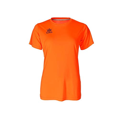 Luanvi - Pol | Atmungsaktives T Shirt Damen - Sportshirt Damen Kurzarm Farbe Neon Orange von Luanvi