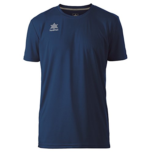 Luanvi - Pol | Atmungsaktives T Shirt Herren - Sportshirt Herren Kurzarm Farbe Marineblau von Luanvi