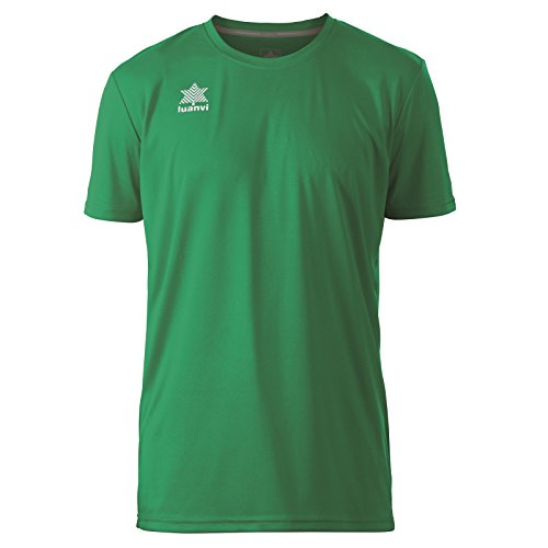 Luanvi Herren Grün Pol | Atmungsaktives T Shirt Sportshirt Kurzarm Farbe, XXS von Luanvi