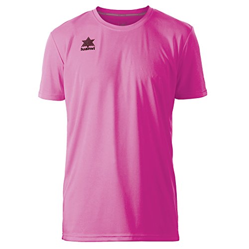 Luanvi Herren Rosa Pol | Atmungsaktives T Shirt Sportshirt Kurzarm Farbe, 4XS von Luanvi