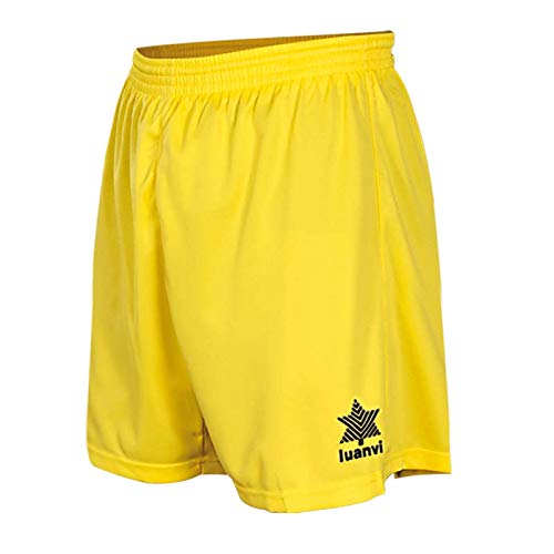 Luanvi - Pol | Kurze Hose Herren - Sporthose Herren Kurz Farbe Gelb von Luanvi