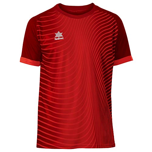 Luanvi Rio T-Shirt Fußball, Herren L rot von Luanvi