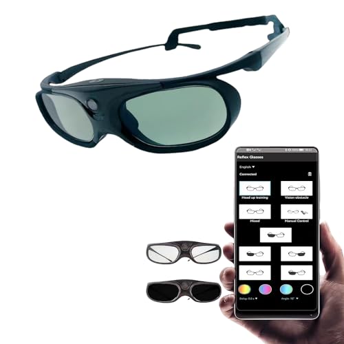 Lubeby Smart Reflexbrille für Sport, Reaktionstraining, Baseball, Softball, Basketball, Fußball, Athleten und Trainer von Lubeby Smart
