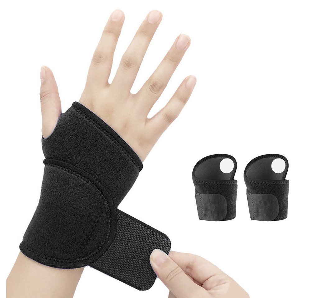 Lubgitsr Handgelenkbandage Handgelenk Bandagen 1Paar Atmungsaktive Verstellbare (2-tlg) von Lubgitsr