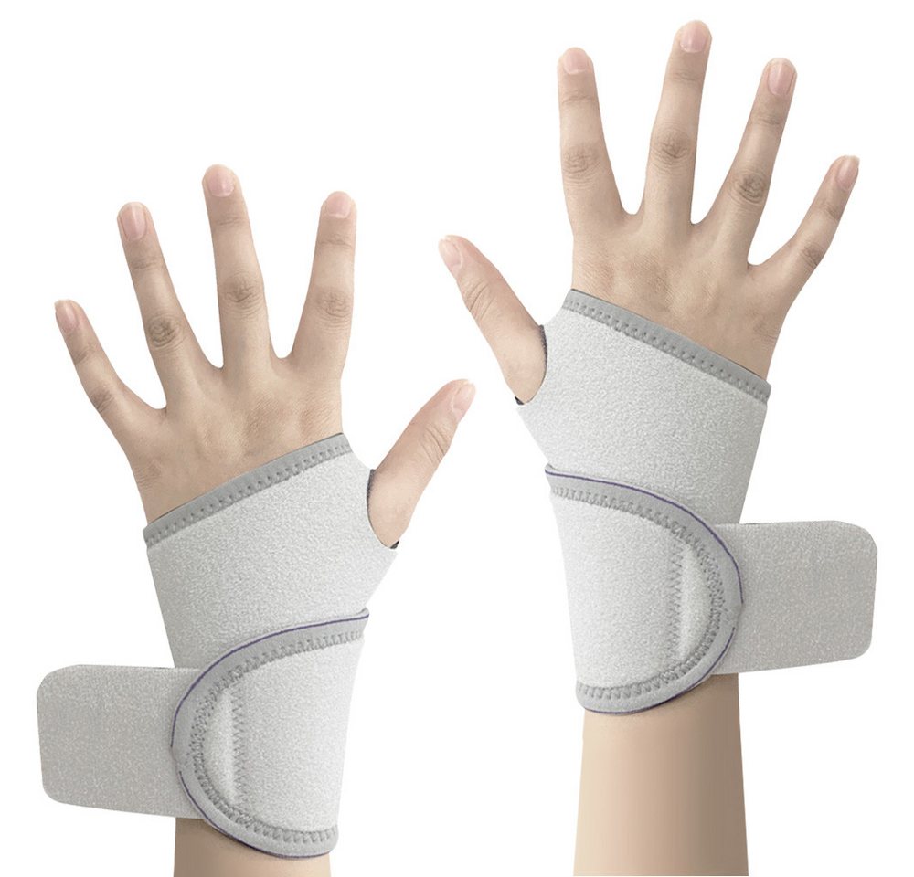 Lubgitsr Handgelenkbandage Handgelenk Bandagen 1Paar Atmungsaktive Verstellbare (2-tlg) von Lubgitsr