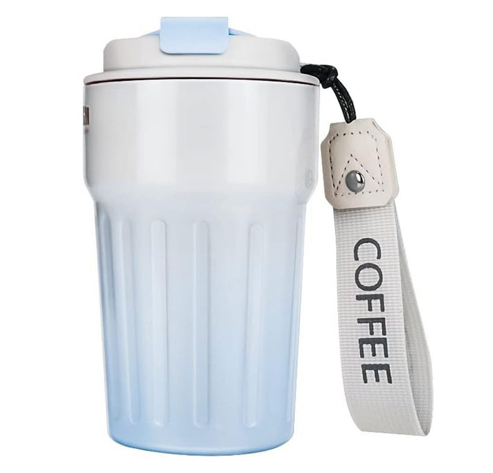 Lubgitsr Trinkflasche 400 ml Kaffeetasse, versiegelte auslaufsichere, vakuumisolierte von Lubgitsr