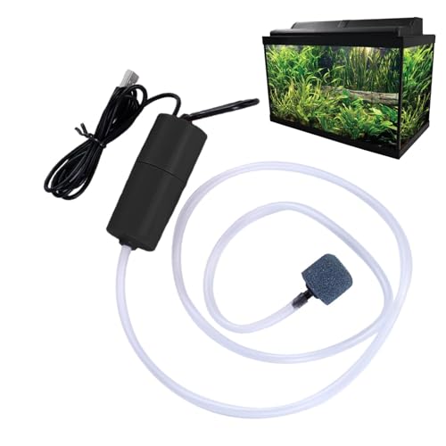 USB-Luftpumpe für Aquarien | Wiederaufladbare Fisch-Sauerstoffpumpe, tragbar für den Außenbereich | Aquatische Produkte Essentials für LKW, Haus, Fahrzeug, Fischmarkt, Angeln Luckxing von Luckxing