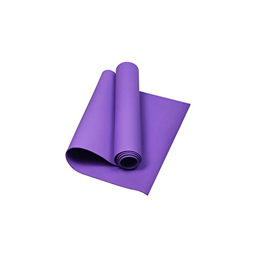 Jogging und Monochrome 4mm Sports rutschfeste MännerFitness & Yoga-Ausrüstung Fitness Band Herren (Purple, One Size) von Luckywaqng