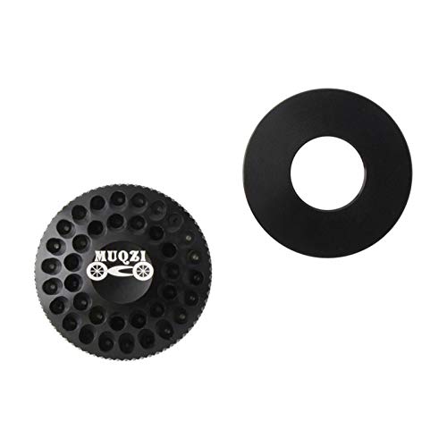 Luckywaqng Schutzgabel Gabel vorne Ahoulder Luftfederung Fahrradlegierung Aover Aluminium Fahrradzubehör Fahrradhupe (Black, One Size) von Luckywaqng