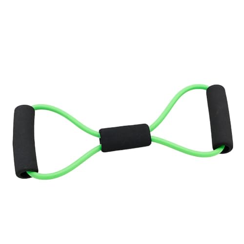 Stretch Band Rope Latex Arm Resistance Fitness Exercise Yoga Home-Based Training Bänder (Green, One Size) von Luckywaqng