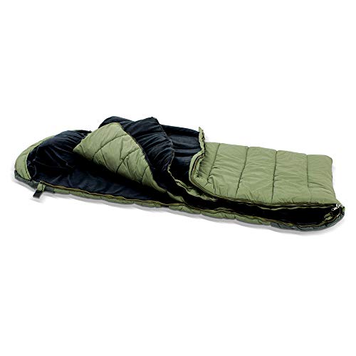 Lucx® Grizzly Sleeping Bag Schlafsack für Angler zum Karpfenangeln & Nachtangeln, Angelschlafsack, Anglerschlafsack 5 Season Sleepingbag von Lucx