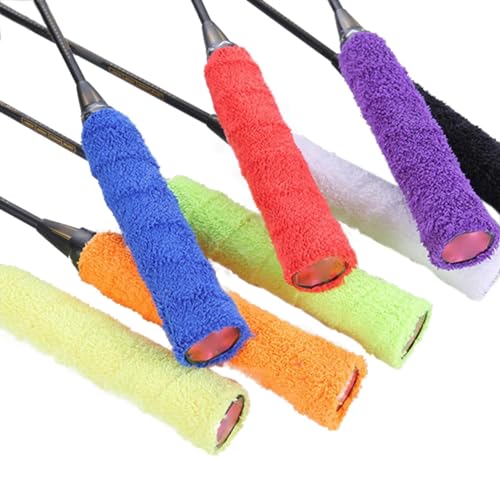 Luejnbogty Badminton-Handtuchgriffe, dick, rutschfest, schweißabsorbierend, für Schläger, Angelrute, Tennishandtuchgriffe von Luejnbogty