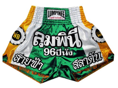 Lumpinee Shorts Muay Thai/Kickboxen LUM-022 grün grün X-large von Lumpinee