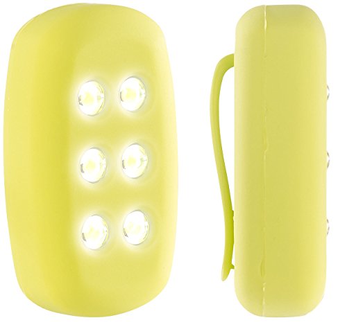 Lunartec Blinklicht Joggen: Kinetisches Clip-On-Sicherheitslicht mit 6 LEDs, 15 Lumen, IPX8 (Cliplicht, Jogging Licht, Sicherheits Blinker) von Lunartec