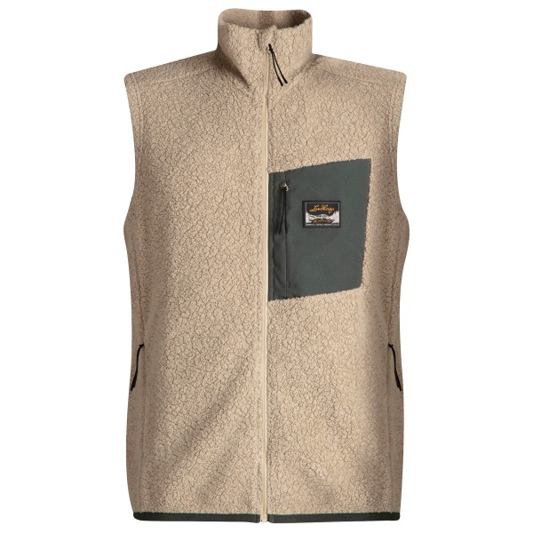 Lundhags - Flok Wool Pile Vest - Wollweste Gr L beige von Lundhags