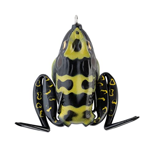 Lunkerhunt Lunker Frog, Poison – Fishing Lure with Realistic Design, Legs Extend and Retract in Use, Great for Bass and Pike, Freshwater Lure with Hollow Body, Weighs ½ oz, 2.25” Length von Lunkerhunt