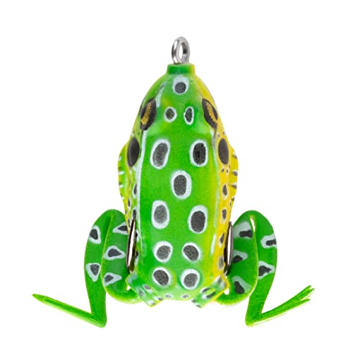 Lunkerhunt PF03 Pocket Frog Series 6,3 cm Leoparden-Stil Angelköder von Lunkerhunt