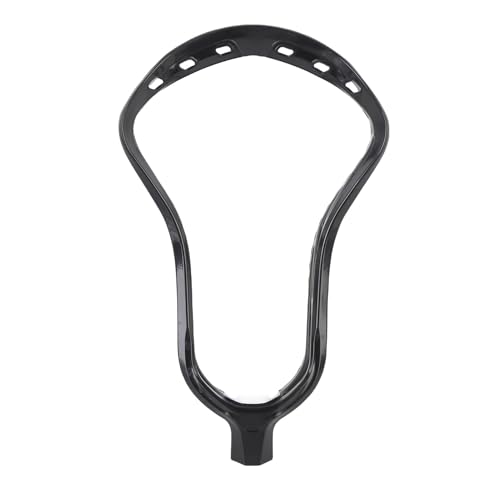 Luocute Nylon Lacrosse Head für Wettbewerbssportarten mit Hoher Stärke, Verschleiß- und Impact Proof, Offensives und Defensives Spiel, Passt Lange Lacrosse -Stöcke an (Black) von Luocute