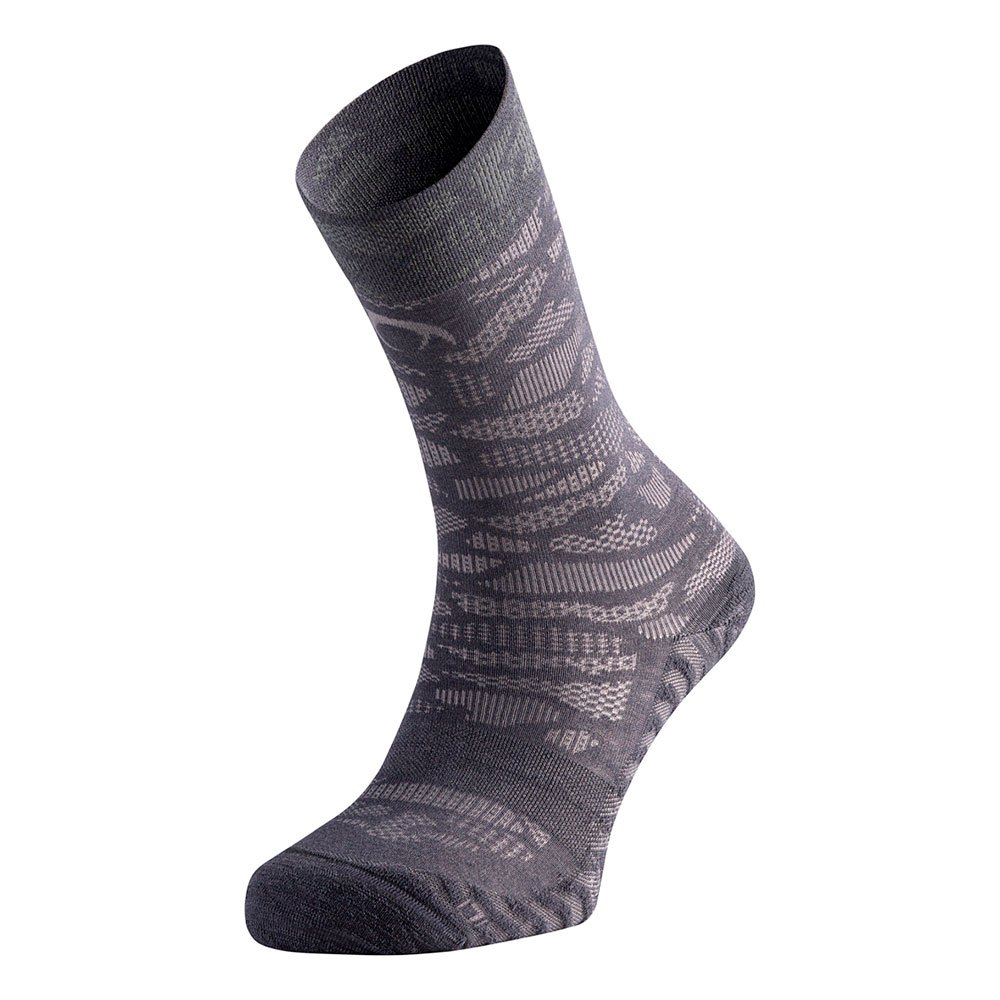 Lurbel Essence Ice Five Half Long Socks Grau EU 35-38 Mann von Lurbel