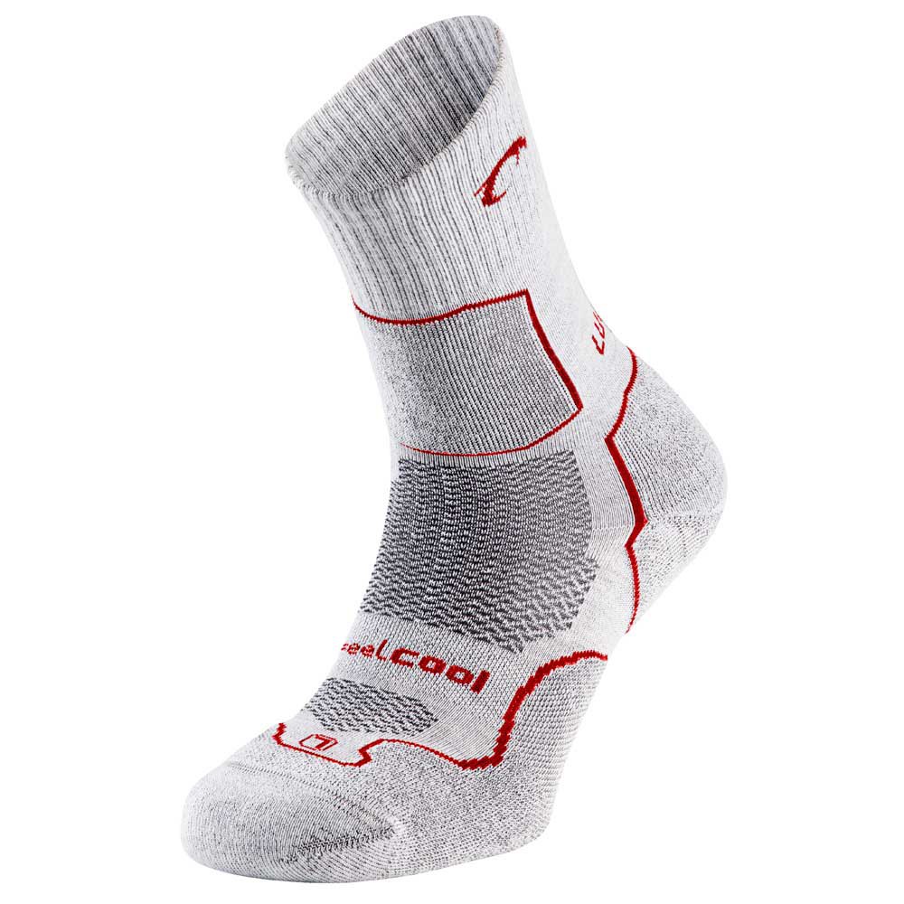 Lurbel Logan Five Half Long Socks Rot,Grau EU 47-50 Mann von Lurbel