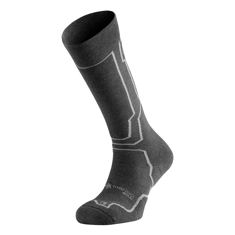 Lurbel Peak Silk Six Long Socks Grau EU 42-44 Mann von Lurbel