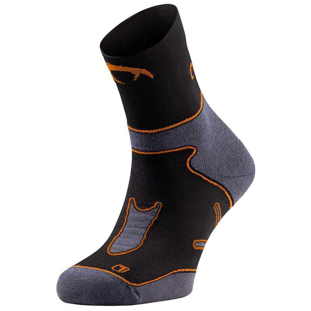 Lurbel Skate Pro Five Half Long Socks Orange,Schwarz,Grau EU 35-38 Mann von Lurbel