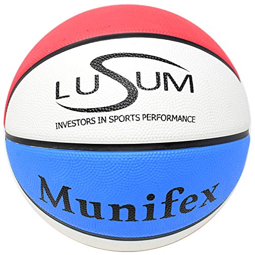 Lusum Outdoor Rubber Basketball - Strapazierfähiger, hochwertiger Basketball - Größe 5 von Lusum