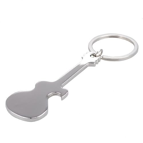 Luwecf 5X Cowboy Herren Schlüsselanhänger Flaschenöffner Gitarrenförmiger Schlüsselanhänger für Hausschlüssel von Luwecf