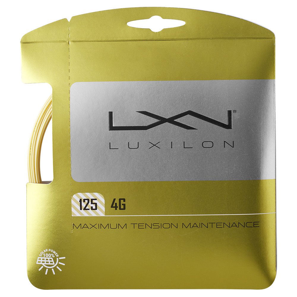 Luxilon 4g 125 12.2 M Tennis Single String Golden 1.25 mm von Luxilon
