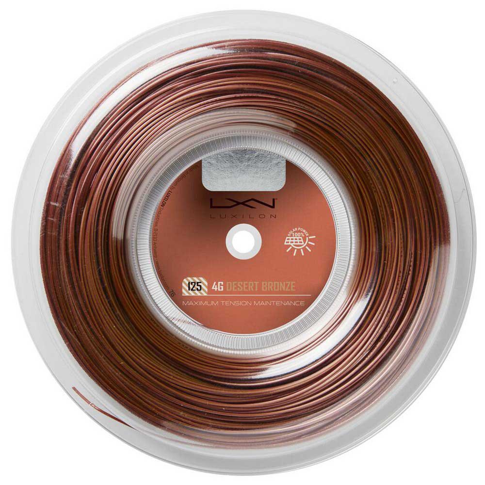 Luxilon 4g Desert Bronze 200 M Tennis Reel String Durchsichtig 1.25 mm von Luxilon