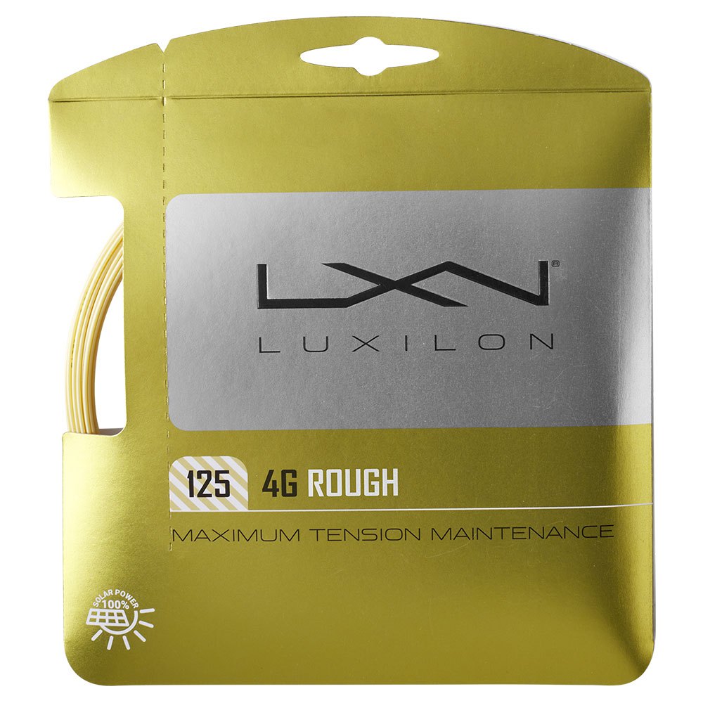 Luxilon 4g Rough 12.2 M Tennis Single String Golden 1.25 mm von Luxilon