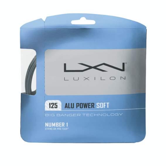 Luxilon Alu Power Soft 12.2 M Tennis Single String Silber 1.25 mm von Luxilon
