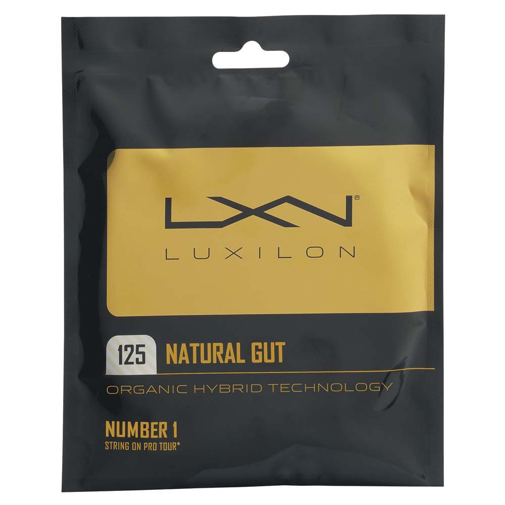 Luxilon Natural Gut 12 M Tennis Single String Beige 1.30 mm von Luxilon