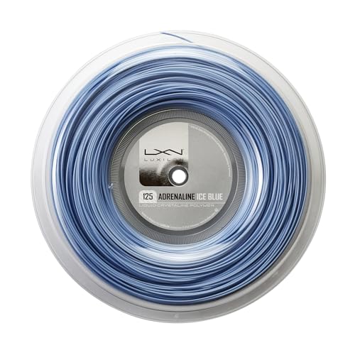 Luxilon Unisex Tennissaite Adrenaline 125, 200 Meter Rolle, blau, 1,25 mm, WRZ990501 von Luxilon