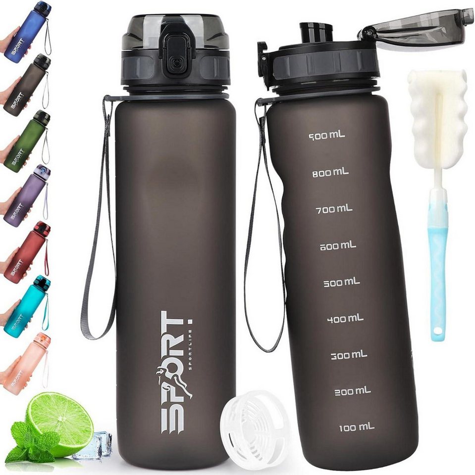 LuxusKollektion Becher Trinkflasche 1L Sport Wasserflasche Auslaufsicher BPA Frei von LuxusKollektion