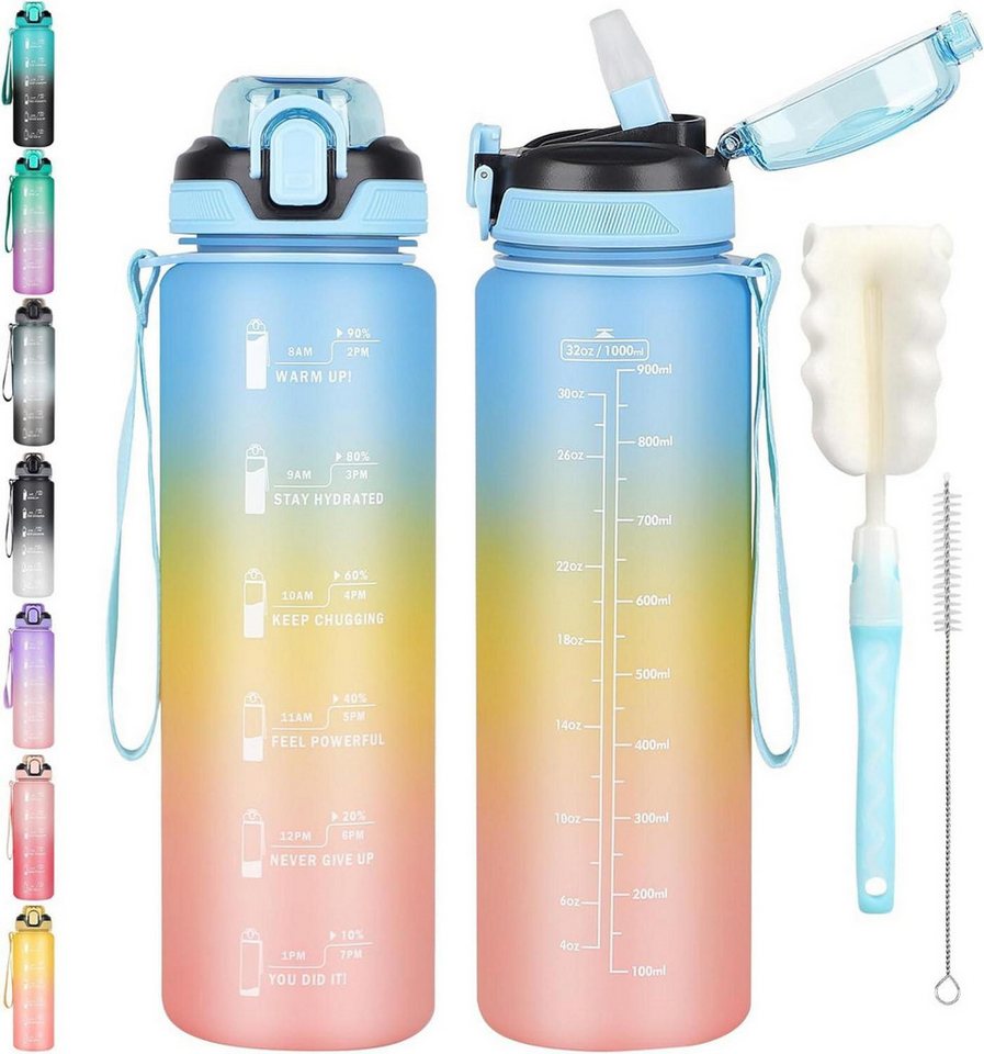 LuxusKollektion Becher Trinkflasche 1l mit von LuxusKollektion